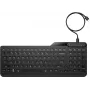 HP 405 Multi-Device Backlit Wired Keyboard, Full-size (100%), Wired, USB, Membrane, QWERTY, Black