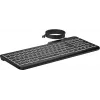 HP 405 Multi-Device Backlit Wired Keyboard, Full-size (100%), Wired, USB, Membrane, QWERTY, Black
