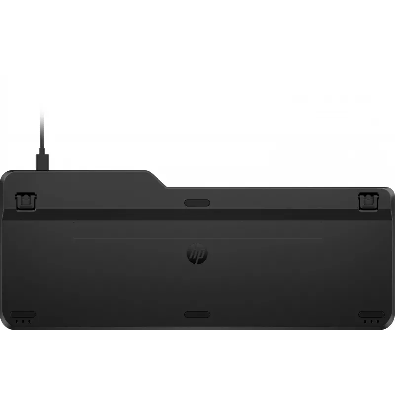 HP 405 Multi-Device Backlit Wired Keyboard, Full-size (100%), Wired, USB, Membrane, QWERTY, Black