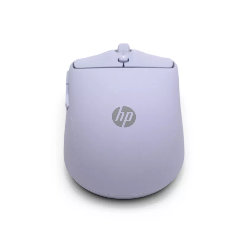 HP 400 Quiet Purple Wireless Mouse, Ambidextrous, RF Wireless + Bluetooth, 6000 DPI, Purple