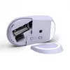HP 400 Quiet Purple Wireless Mouse, Ambidextrous, RF Wireless + Bluetooth, 6000 DPI, Purple