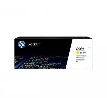 HP 658X High Yield Yellow Original LaserJet Toner Cartridge, 28000 pages, Yellow, 1 pc(s)