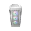 COUGAR Midi Tower Case Duoface Pro ARGB, White, Midi Tower, PC, White, ATX, EATX, micro ATX, Mini-ITX, SSI CEB, Metal, Nylon, Tempered glass, Multi