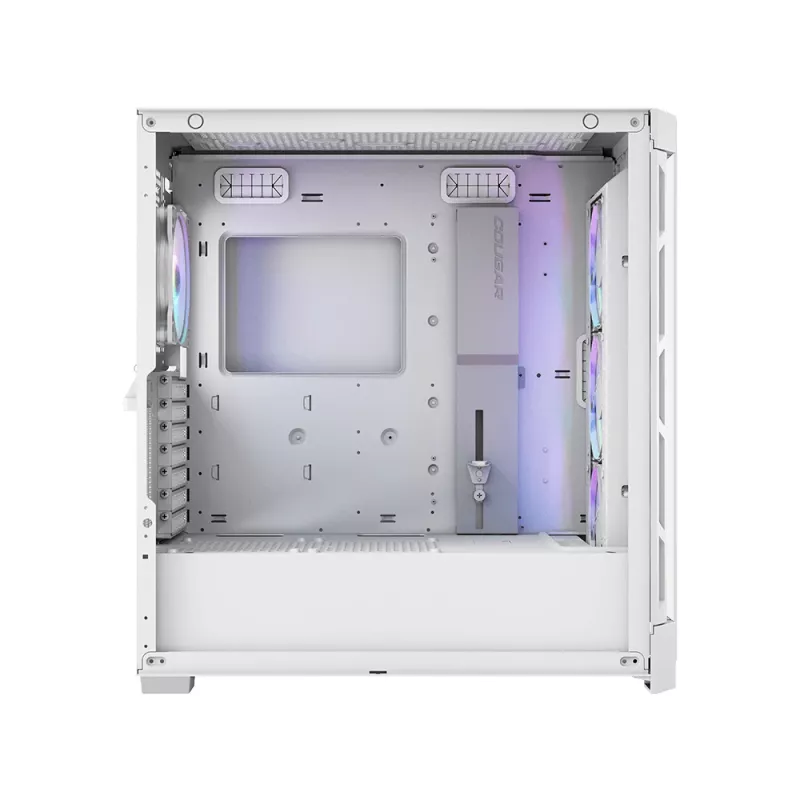 COUGAR Midi Tower Case Duoface Pro ARGB, White, Midi Tower, PC, White, ATX, EATX, micro ATX, Mini-ITX, SSI CEB, Metal, Nylon, Tempered glass, Multi