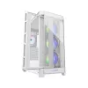 COUGAR Midi Tower Case Duoface Pro ARGB, White, Midi Tower, PC, White, ATX, EATX, micro ATX, Mini-ITX, SSI CEB, Metal, Nylon, Tempered glass, Multi