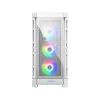 COUGAR Midi Tower Case Duoface Pro ARGB, White, Midi Tower, PC, White, ATX, EATX, micro ATX, Mini-ITX, SSI CEB, Metal, Nylon, Tempered glass, Multi