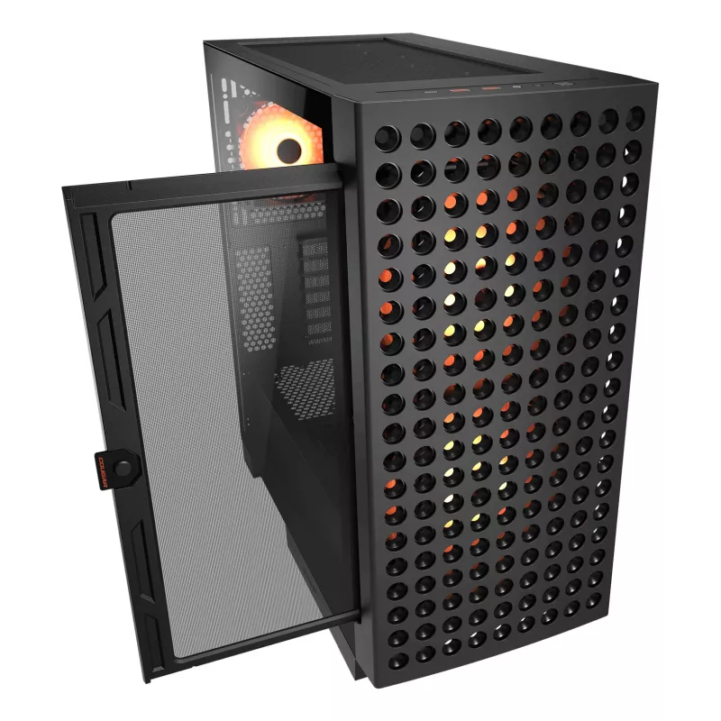COUGAR Midi Tower Case, Airface ECO, ARGB, Black