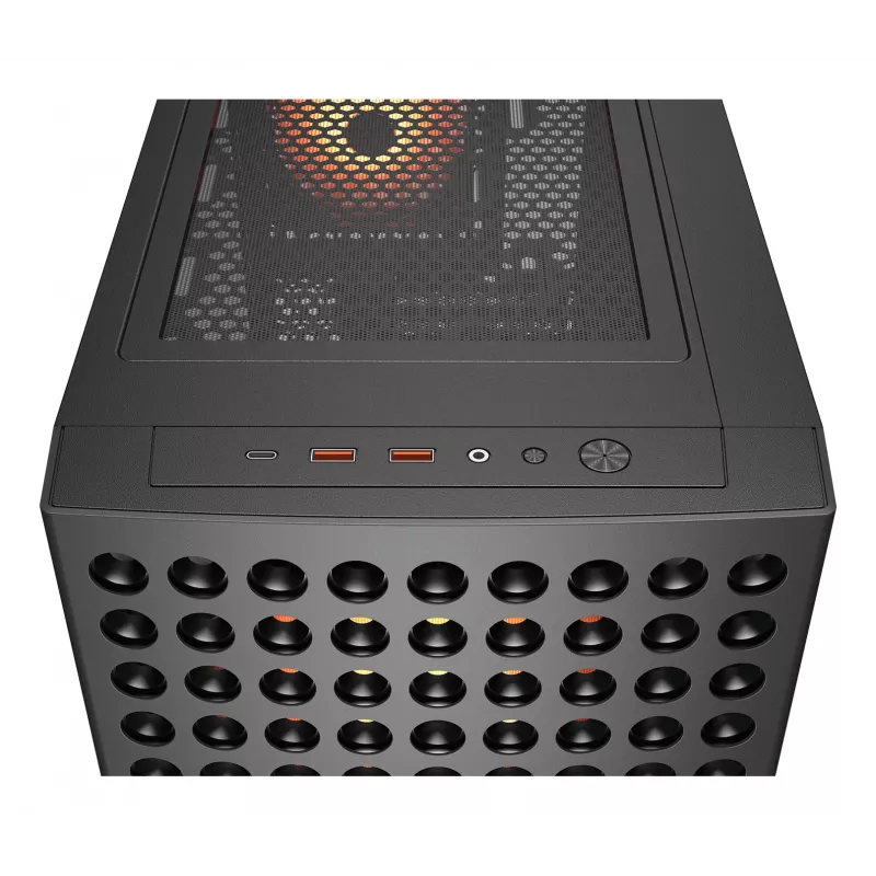 COUGAR Midi Tower Case, Airface ECO, ARGB, Black