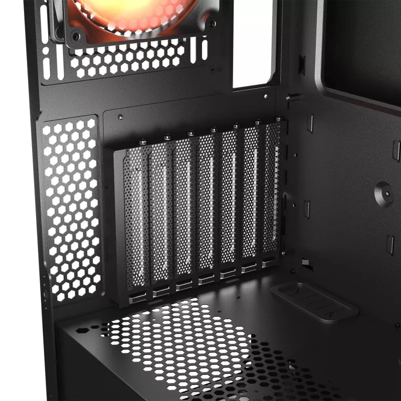COUGAR Midi Tower Case, Airface ECO, ARGB, Black