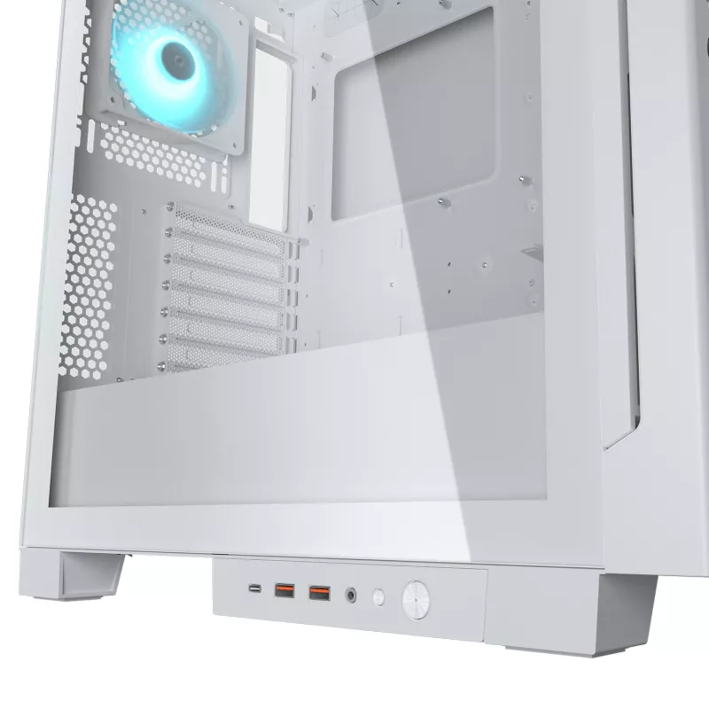 COUGAR Midi Tower Case, Airface ECO, ARGB, White