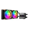 COUGAR CPU Water Cooling Poseidon Ultra 240, ARGB, Black, All-in-one liquid cooler, 12 cm, 500 RPM, 2200 RPM, Black