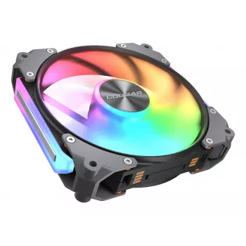 COUGAR Case Fan Apolar 120 ARGB, Reverse Blade, Black, Fan module, Black, 3-pin + 4-pin, 1 fan(s), 75.38 cfm, 37.1 dB