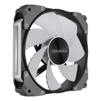 COUGAR Case Fan Apolar 120 ARGB, Reverse Blade, Black, Fan module, Black, 3-pin + 4-pin, 1 fan(s), 75.38 cfm, 37.1 dB