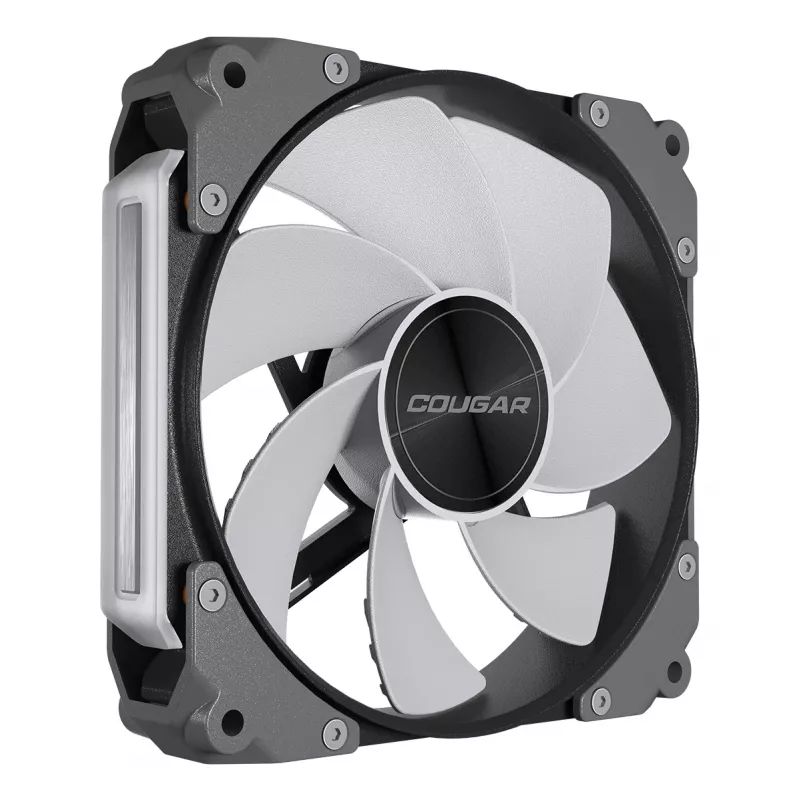 COUGAR Case Fan Apolar 120 ARGB, Reverse Blade, Black, Fan module, Black, 3-pin + 4-pin, 1 fan(s), 75.38 cfm, 37.1 dB