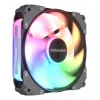 COUGAR Case Fan Apolar 120 ARGB, Reverse Blade, Black, Fan module, Black, 3-pin + 4-pin, 1 fan(s), 75.38 cfm, 37.1 dB