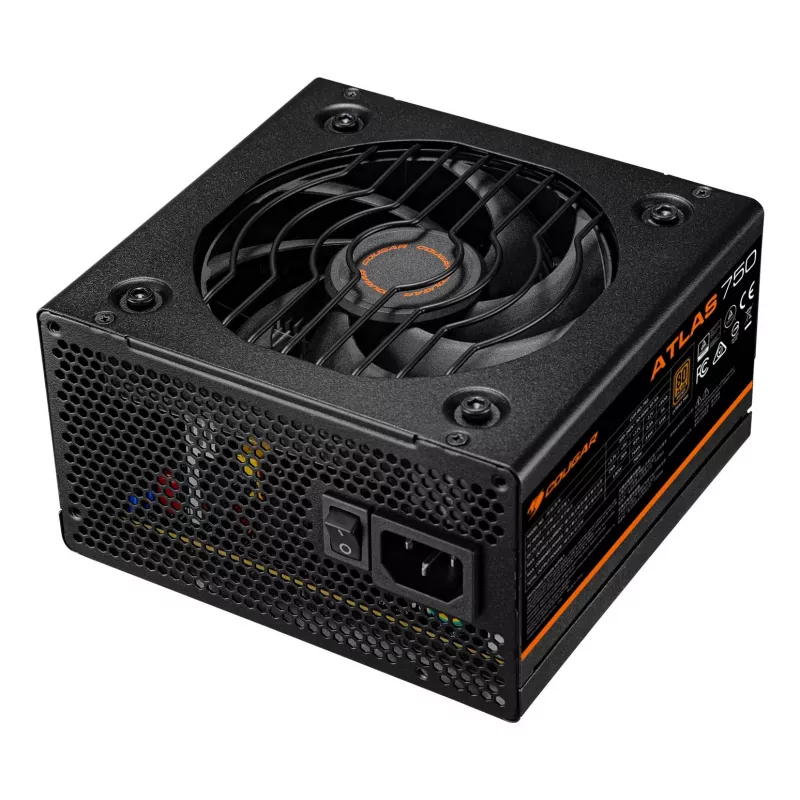 COUGAR Power Supply ATLAS 550W ATX / 80 Plus Bronze, 550 W, 100 - 240 V, 50/60 Hz, 10 - 5 A, 120 W, 528 W