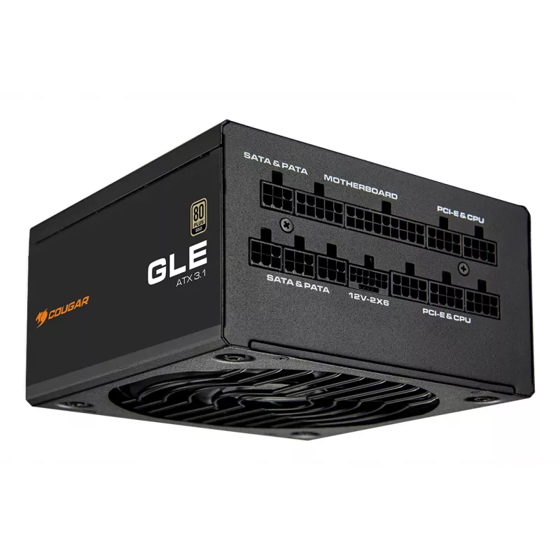 COUGAR Power Supply GLE 1000W ATX3.1 / 80 Plus Gold, 1000 W, 100 - 240 V, 50/60 Hz, 15-7.5 A, 120 W, 1000 W