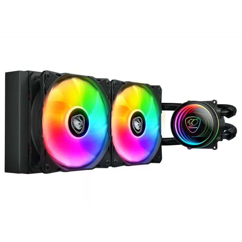 All-in-one liquid cooler COUGAR Gaming Poseidon Elite ARGB 240 Black Maximum air pressure 2.4 mmH2O
