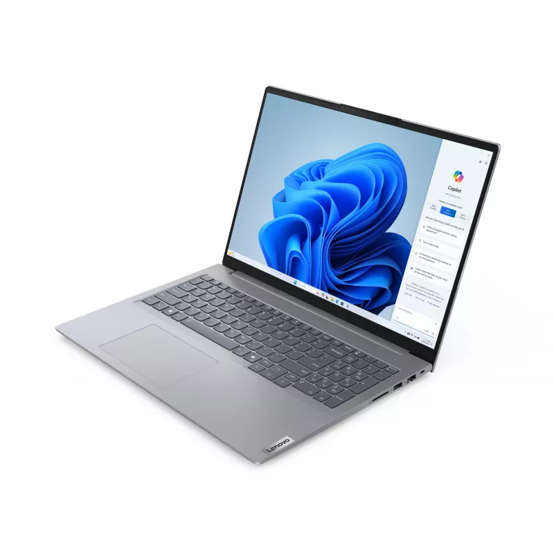 Lenovo ThinkBook 16 G7 ARP AMD Ryzen™ 5 7535HS Laptop 40.6 cm (16 inch) WUXGA 32 GB DDR5-SDRAM 1 TB SSD Wi-Fi 6E (802.11ax) Windows 11 Pro German Grey
