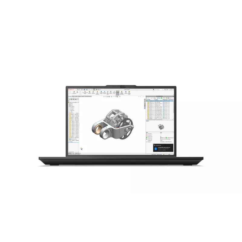 Lenovo ThinkPad P16v Gen 3 (Intel) Intel Core Ultra 7 255H Mobile workstation 40.6 cm (16 inch) WUXGA 64 GB DDR5-SDRAM 1 TB SSD NVIDIA RTX PRO 2000 Blackwell Wi-Fi 7 (802.11be) Windows 11 Pro German Black