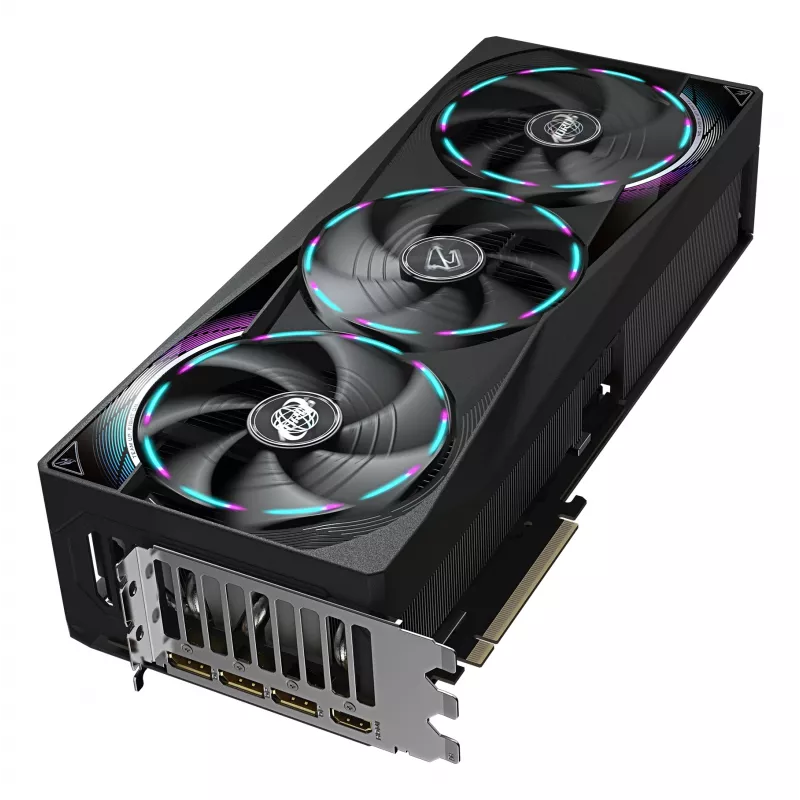 GIGABYTE AORUS GeForce RTX 5080 MASTER 16G Graphics Card - 16GB GDDR7, 256bit, PCI-E 5.0, 2805MHz Core Clock, 3 x DisplayPort, 1 x HDMI, GV-N5080AORUS M-16GD