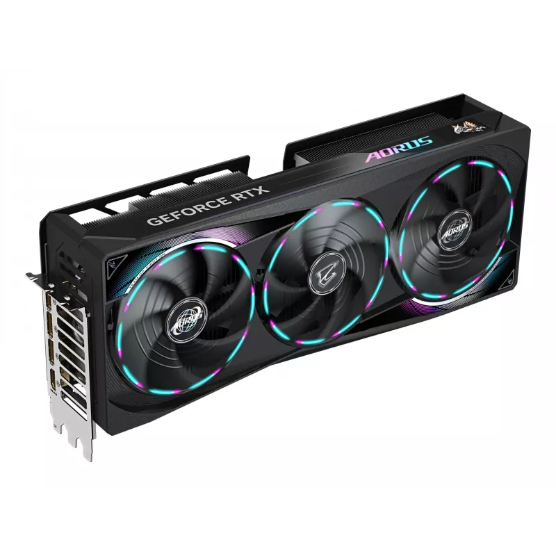 GIGABYTE AORUS GeForce RTX 5080 MASTER 16G Graphics Card - 16GB GDDR7, 256bit, PCI-E 5.0, 2805MHz Core Clock, 3 x DisplayPort, 1 x HDMI, GV-N5080AORUS M-16GD