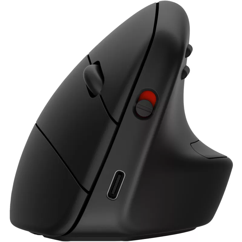 HP 920 Ergonomic Wireless Mouse, Right-hand, Vertical design, Bluetooth + USB Type-A, 4000 DPI, Black