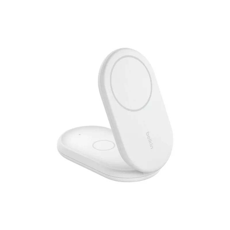 BELKIN Boostcharge Qi2 15w Magnetic 2in1 Stand - White