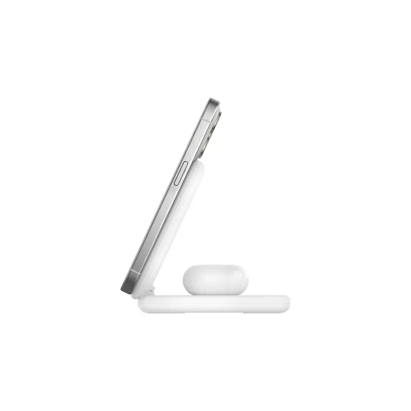 BELKIN Boostcharge Qi2 15w Magnetic 2in1 Stand - White