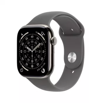 APPLE Watch Series 11 gps + Cellular 46mm natural Titanium Case With Stone Grey Sport Band S/m