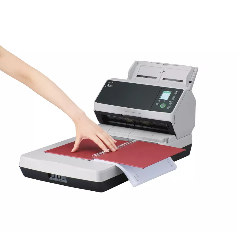 Ricoh fi-8290 ADF + Manual feed scanner 600 x 600 DPI A4 Black, Grey