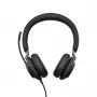 Jabra Evolve2 40 SE USB-C, MS Stereo, Wired, Calls/Music, 20 - 20000 Hz, 188 g, Headset, Black