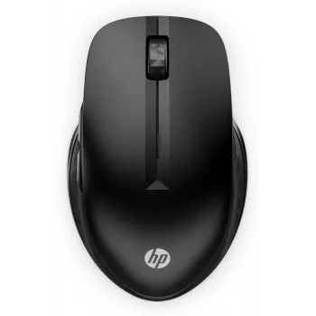 HP 430 Multi-Device Wireless Mouse, Ambidextrous, Optical, RF Wireless + Bluetooth, 1200 DPI, Black