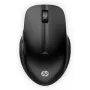 HP 430 Multi-Device Wireless Mouse, Ambidextrous, Optical, RF Wireless + Bluetooth, 1200 DPI, Black