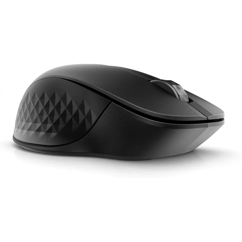 HP 430 Multi-Device Wireless Mouse, Ambidextrous, Optical, RF Wireless + Bluetooth, 1200 DPI, Black