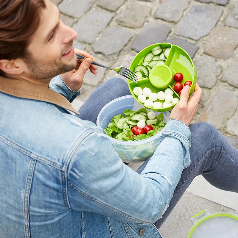 Box EMSA CLIP & GO Salad box XL Round 2.6 L