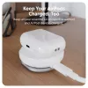 Targus HJ3310WHGL mobile device charger Headphones, Smartphone, Smartwatch White USB Wireless charging Fast charging Indoor