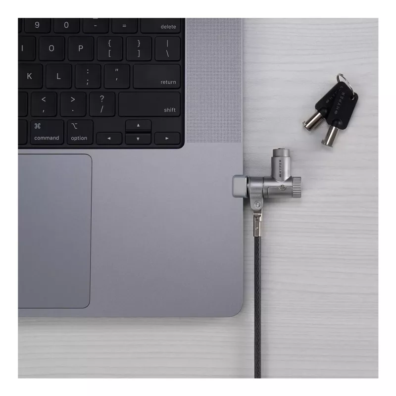 Cable Lock Targus HS5910GL Silver 2m for Laptop Key Lock