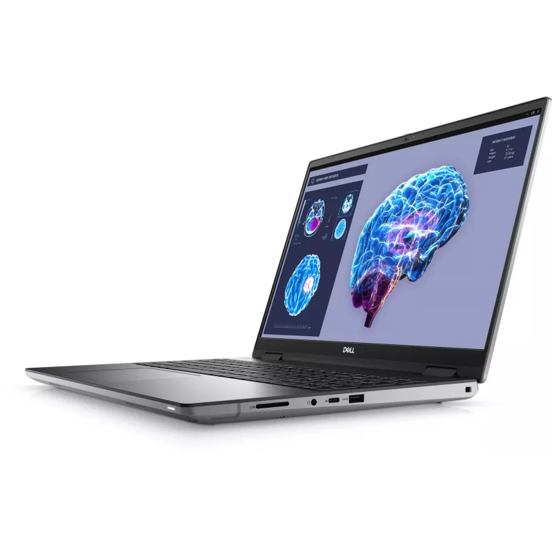 DELL Precision 7680 Intel® Core™ i7 i7-13850HX Mobile workstation 40.6 cm (16 inch) Full HD+ 32 GB DDR5-SDRAM 1 TB SSD NVIDIA RTX 3500 Ada Wi-Fi 6E (802.11ax) Windows 11 Pro German Grey