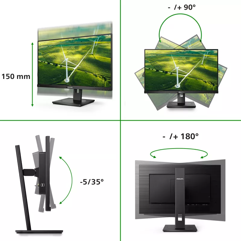 Philips B Line 272B1G/00 computer monitor 68.6 cm (27 inch) 1920 x 1080 pixels Full HD LED Black