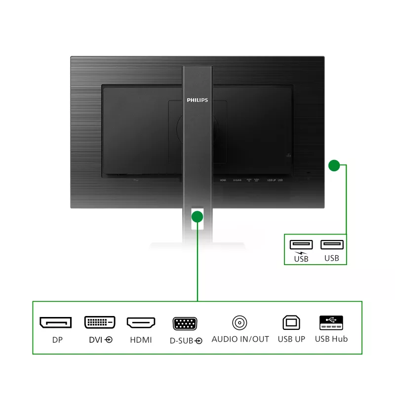 Philips B Line 272B1G/00 computer monitor 68.6 cm (27 inch) 1920 x 1080 pixels Full HD LED Black