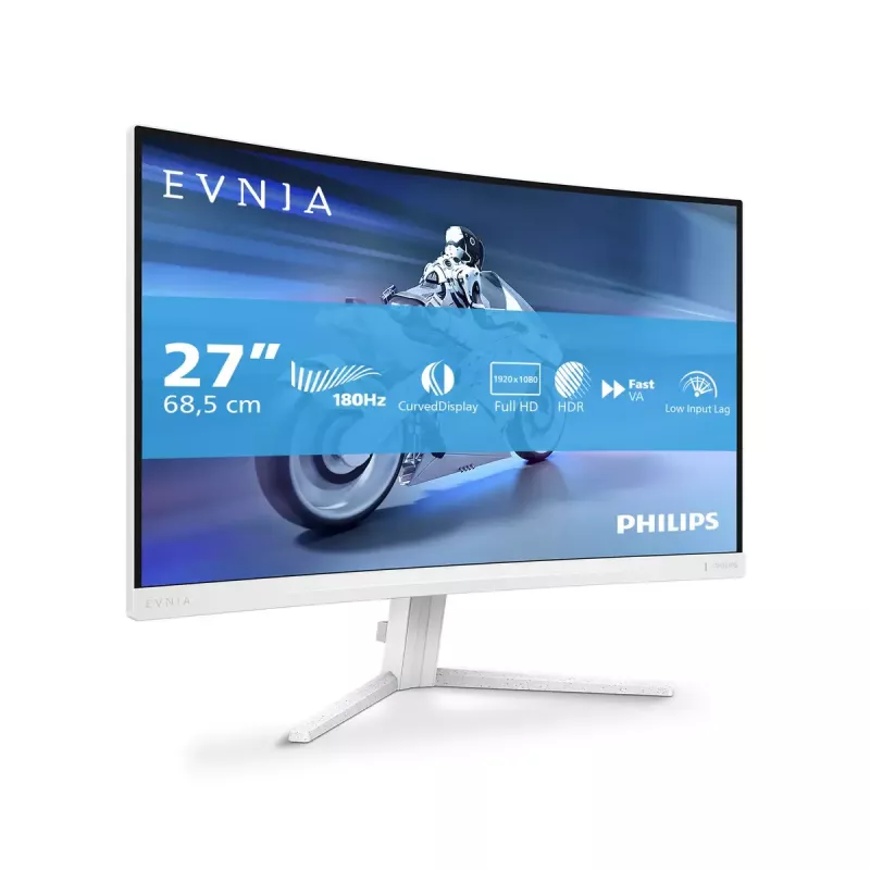 Philips Evnia 5000 27M2C5201L/00 computer monitor 68.6 cm (27 inch) 1920 x 1080 pixels Full HD LCD White