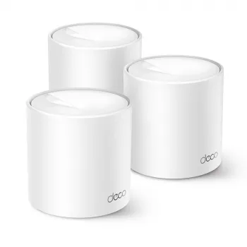 TP-Link AX1500 Whole Home Mesh Wi-Fi 6 System, 3 pack, White, Internal, Mesh system, Power, Dual-band (2.4 GHz / 5 GHz), Wi-Fi 6 (802.11ax)