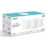 TP-Link AX1500 Whole Home Mesh Wi-Fi 6 System, 3 pack, White, Internal, Mesh system, Power, Dual-band (2.4 GHz / 5 GHz), Wi-Fi 6 (802.11ax)