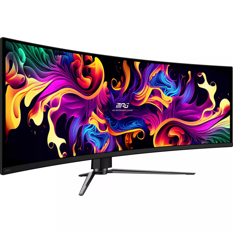 MSI MPG 491CQPXDE QD-OLED computer monitor 124.5 cm (49 inch) 5120 x 1440 pixels Dual QHD Black