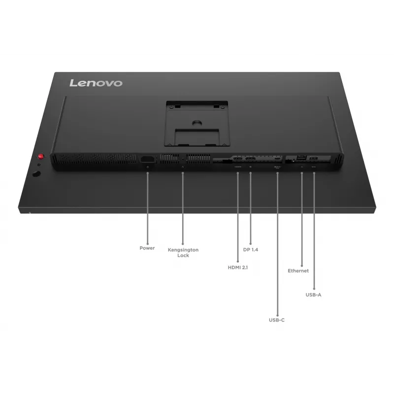 Lenovo ThinkVision T27UD-40 Monitor, 68.6 cm (27 inch), 3840 x 2160 pixels, 4K Ultra HD, LCD, 6 ms, Black