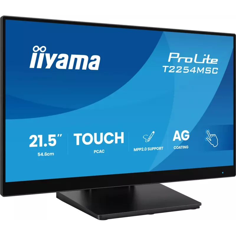 iiyama T2254MSC-B2AG computer monitor 54.6 cm (21.5 inch) 1920 x 1080 pixels Full HD LED Touchscreen Black