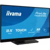 iiyama T2254MSC-B2AG computer monitor 54.6 cm (21.5 inch) 1920 x 1080 pixels Full HD LED Touchscreen Black