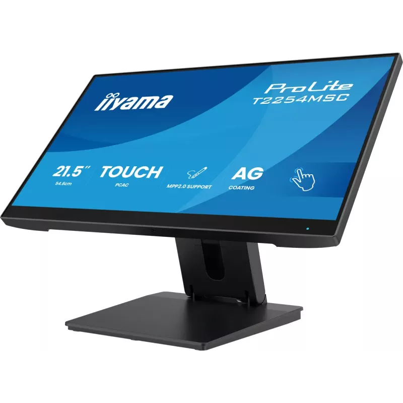 iiyama T2254MSC-B2AG computer monitor 54.6 cm (21.5 inch) 1920 x 1080 pixels Full HD LED Touchscreen Black