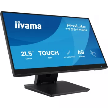 iiyama T2254MSC-B2AG computer monitor 54.6 cm (21.5 inch) 1920 x 1080 pixels Full HD LED Touchscreen Black